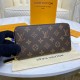Louis Vuitton Monogram Canvas Zippy Wallet M42616-brown