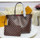 Louis Vuitton Damier Ebene Neverfull MM N41358