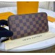 Louis Vuitton Damier Ebene Zippy Wallet N41661-brown