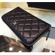 Chanel Long Zipped Wallet in Lambskin CW50097-B-black
