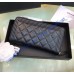 Chanel Boy Long Zipper Wallet in Caviar Leather CW80288-AB-black