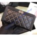 Chanel Boy Long Zipper Wallet in Lambskin CW80288-B-black