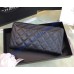 Chanel Boy Long Zipper Wallet in Lambskin CW80288-A-black