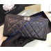 Chanel Boy Long Zipper Wallet in Lambskin CW80288-A-black