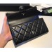 Chanel Long Zipper Wallet in Lambskin CW80758-B-black