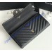 Chanel Chevron Long Zipper Wallet in Caviar Leather CW80758-V-AB-black