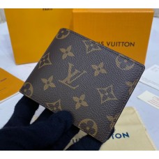 Louis Vuitton Monogram Canvas Multiple Wallet M60895-brown