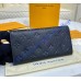 Louis Vuitton Monogram Empreinte Leather Emilie Wallet M62369-black-tan