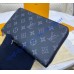 Louis Vuitton Monogram Eclipse Zippy Organizer M62581-black