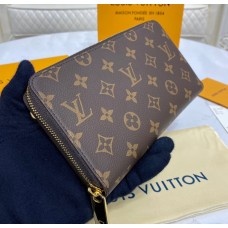 Louis Vuitton Monogram Canvas Zippy Organizer M62581-brown