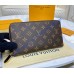 Louis Vuitton Monogram Canvas Zippy Organizer M62581-brown