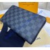 Louis Vuitton Damier Graphite Zippy Organizer N60111-black
