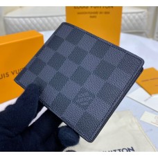 Louis Vuitton Damier Graphite Slender Wallet N61208-black