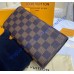 Louis Vuitton New Sarah Wallet in Damier Ebene Canvas N63209
