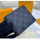 Louis Vuitton Damier Graphite Slender ID Wallet N64002-black