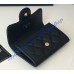 Chanel Quilted Card Holder in Lambskin CW80799-A-black