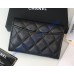Chanel Quilted Card Holder in Lambskin CW80799-B-black