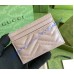 Gucci GG Marmont Card Case GU-W443127-tan