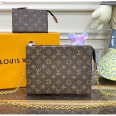 Louis Vuitton Monogram Canvas Toiletry Pouch On Chain M81412