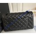 Chanel Small Classic Flap Bag in Black Lambskin with black hardware