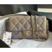 Chanel 2021 SS Flap bag C2563-gray