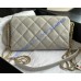 Chanel 2021 SS Flap bag C2563-light-gray