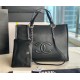 Chanel Cocomark Large Shopping Tote Bag C3128B-black