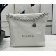 Chanel 22 Handbag C3261B-white