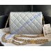 Chanel Mini Flap Bag C3757-gray