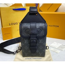 Louis Vuitton Monogram Eclipse Saumur Slingbag M45912