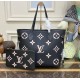 Louis Vuitton Bicolor Monogram Empreinte Leather Neverfull MM M58907