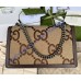 Gucci Dionysus GG Supreme Medium Shoulder Bag GU400249C-brown