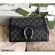 Gucci Dionysus GG Supreme Medium Shoulder Bag GU400249DN-black