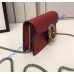Gucci Dionysus Leather Super Mini Bag GU476432L-red