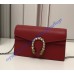 Gucci Dionysus Leather Super Mini Bag GU476432L-red
