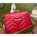 Gucci GG Marmont small Red top handle bag