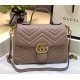 GG Marmont small Tan top handle bag