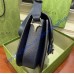 Gucci GG Supreme Horsebit 1955 shoulder bag GU602204CA-blue