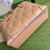 Gucci GG Matelasse Medium Tote GU631685L-tan