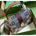 Gucci Ophidia GG Small Top Handle Bag GU651055C-blue-brown