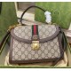 Gucci Ophidia GG Small Top Handle Bag GU651055CA-brown-brown