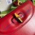 Gucci Bamboo 1947 Small Top Handle Bag GU675797L-red