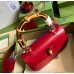 Gucci Bamboo 1947 Small Top Handle Bag GU675797L-red
