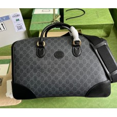 Gucci Duffle Bag With Interlocking G GU696014CA-black