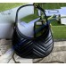 Gucci GG Marmont Half-Moon-Shaped Mini Bag GU699514-black