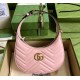 Gucci GG Marmont Half-Moon-Shaped Mini Bag GU699514-pink