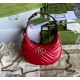 Gucci GG Marmont Half-Moon-Shaped Mini Bag GU699514-red