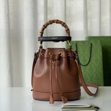 Gucci Diana Mini Bucket Bag GU724667-brown