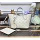 Louis Vuitton Mahina Leather Blossom PM M21848-cream