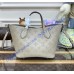 Louis Vuitton Mahina Leather Blossom PM M21848-light-gray